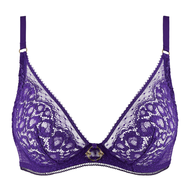 La Luna purple lace bra! Great European lingerie