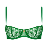 Losing My Mind Half Cup Bra in Green Island