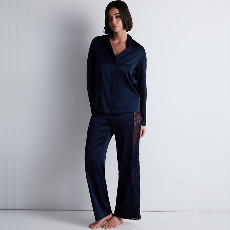 Midnight Whisper Trouser in Evening Blue