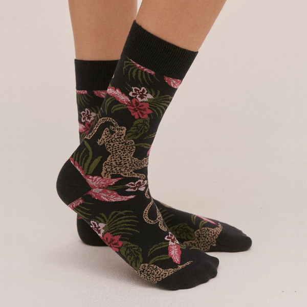 Soleia Leopard Multi Women's Socks