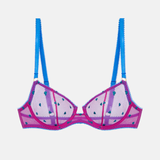 Mabel Heart Embroidery Underwire Bra