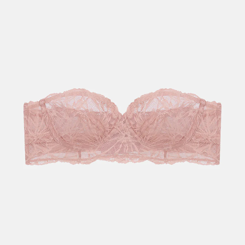 Noa Graphic Lace Strapless Bra