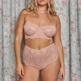 Noa Graphic Lace Strapless Bra