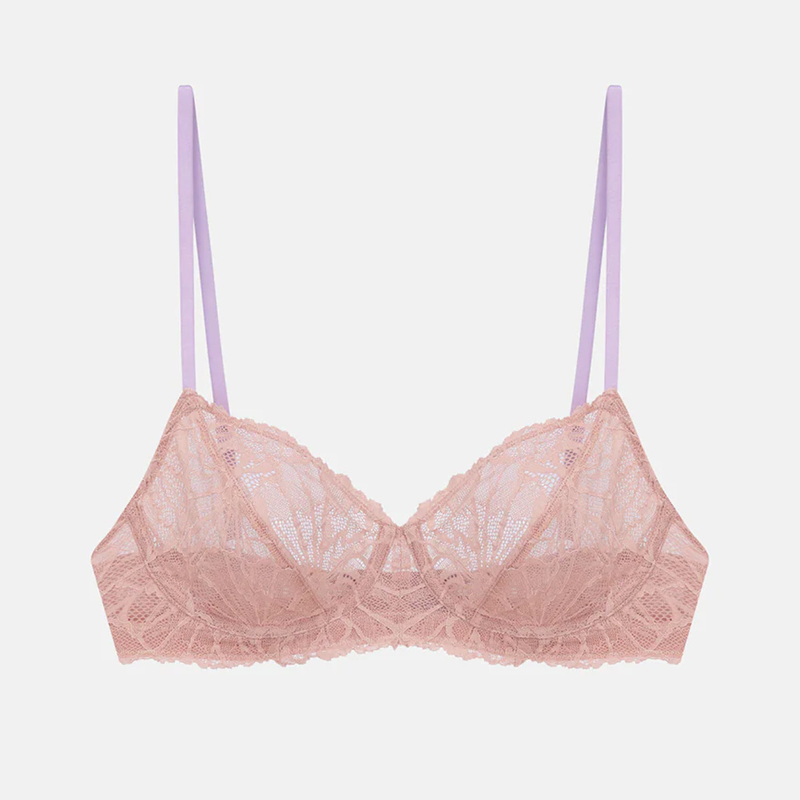 Noa Graphic Lace Underwire Bra