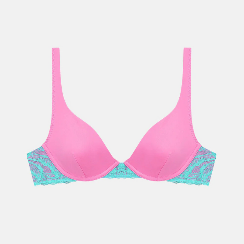 Summer Scoop Neck Underwire Bra