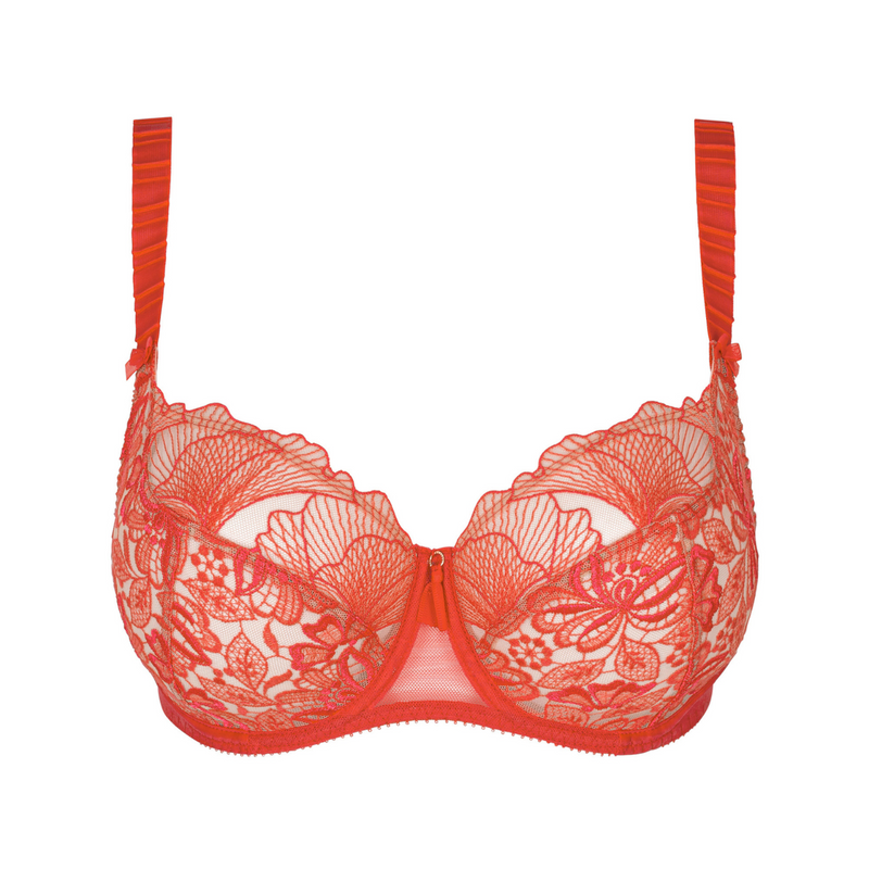 Agathe Underwired Low Neck Bra in Sunset