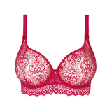 Cassiopee Limited Edition Seamless Plunge T-shirt Bra in Lipstick