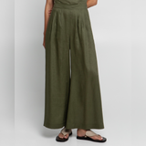 Khaki Linen Trousers