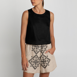 Lefkada Embroidered Shorts