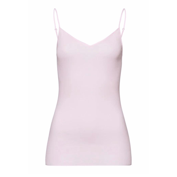 Cotton Seamless Spaghetti Camisole in Honeydew