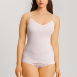 Cotton Seamless Spaghetti Camisole in Honeydew