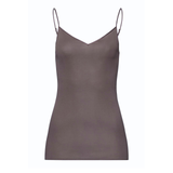 Cotton Seamless Spaghetti Camisole in Stonewash