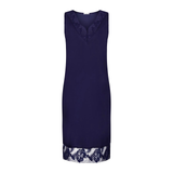 Eva Sleeveless Nightdress in Evening Blue