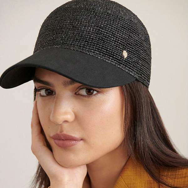 Vivette Hat in Charcoal/Black