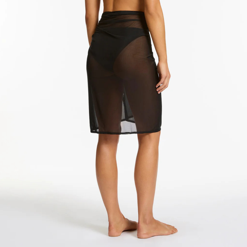 Black Mesh Sarong