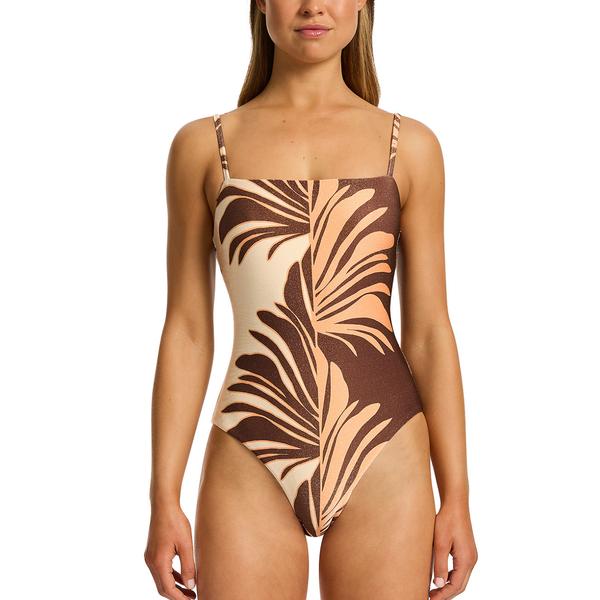 Dahlia Palm Minimal Tank One Piece