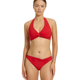 Jetset D-DD Twist Front Bikini Set in Rosso