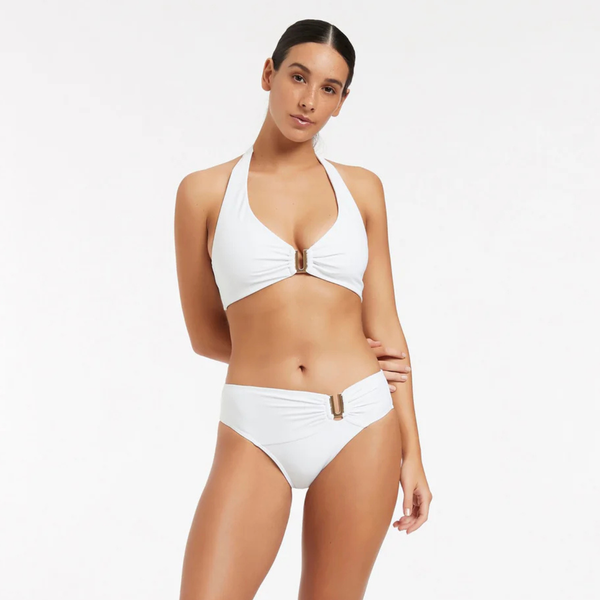 Jetset D-DD U Front Bikini Set in White