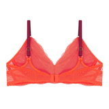 Hey Good Lookin' Pocketed Bra in Mandarin/Aubergine