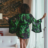 Ambre Short Silk Kimono