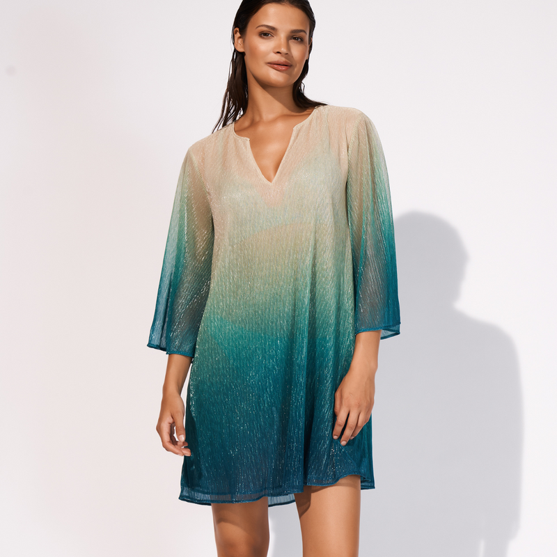 Aqua Gradient Tunic