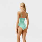 Panarea Medina Ruched V Neck Swimsuit