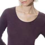 Serie Exquisite Long Sleeved Top in Perfect Plum