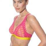 Serie Poetry Temptation Triangle Padded Bra in Exotic Pink