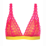 Serie Poetry Temptation Triangle Padded Bra in Exotic Pink