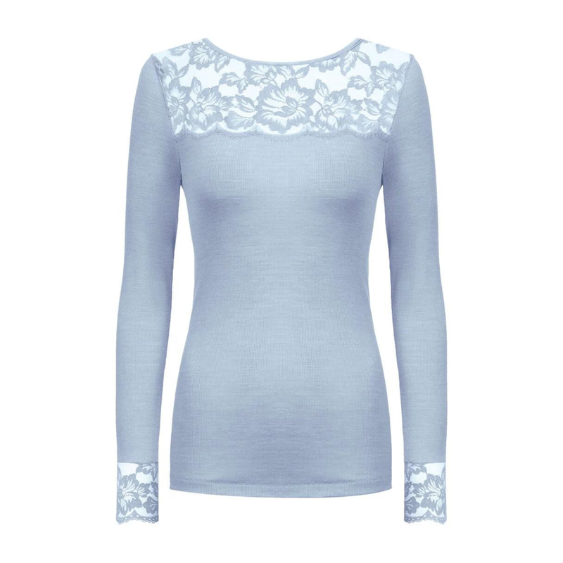 Serie Wool Love Long Sleeved Top in Polar Wind