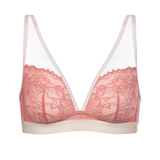 Serie Poetry Style Triangle Soft Bra in Pale Macaron