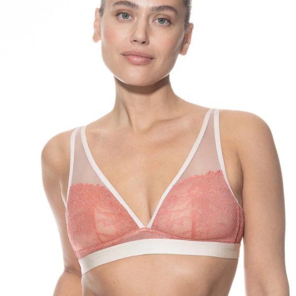 Serie Poetry Style Triangle Soft Bra in Pale Macaron