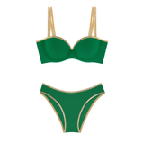 Baby Samy Bandeau Bikini in Jade