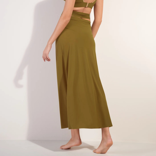 Petra Multi-Position Pareo Skirt in Bronze