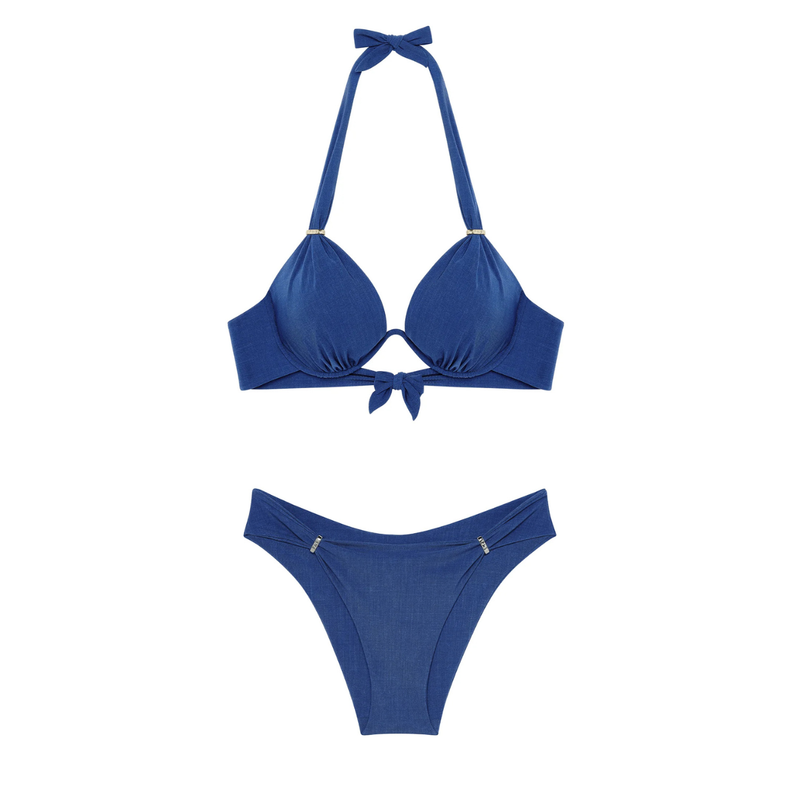 Fabia Claudie Underwired Bikini in Jean