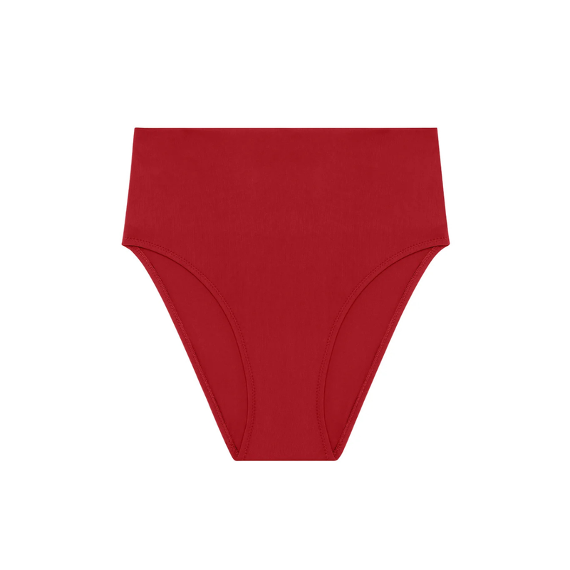 Tobago High Waisted Bikini Bottom in Garance