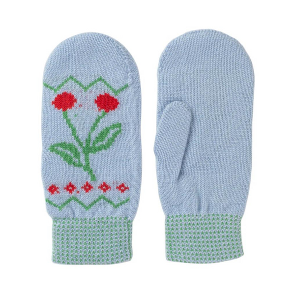 Cherry Motif Celeste Mittens