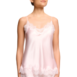 Scarlett Silk Camisole in Pink Ice