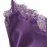 Sainted Sisters Scarlett Silk Chemise in Iris