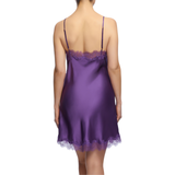 Sainted Sisters Scarlett Silk Chemise in Iris