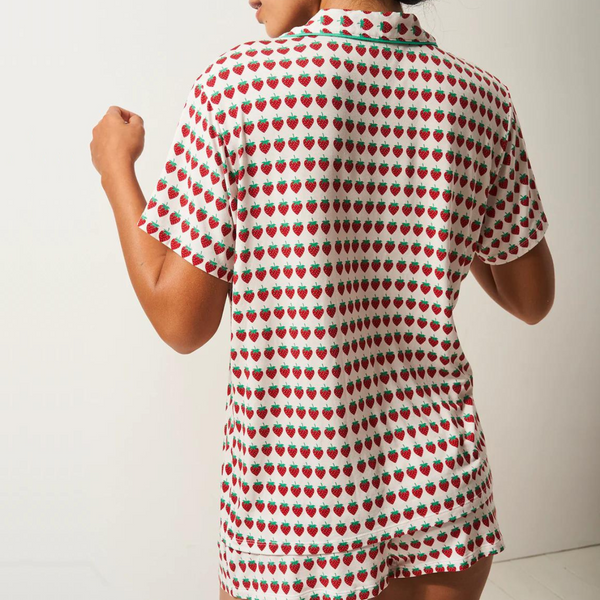 Short Pyjama Set - Strawberry Dreams